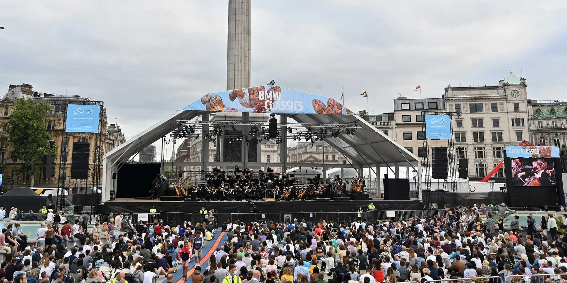 Building the Sub-Structure for the LSO’s Free Open-Air Concert in Trafalgar Square