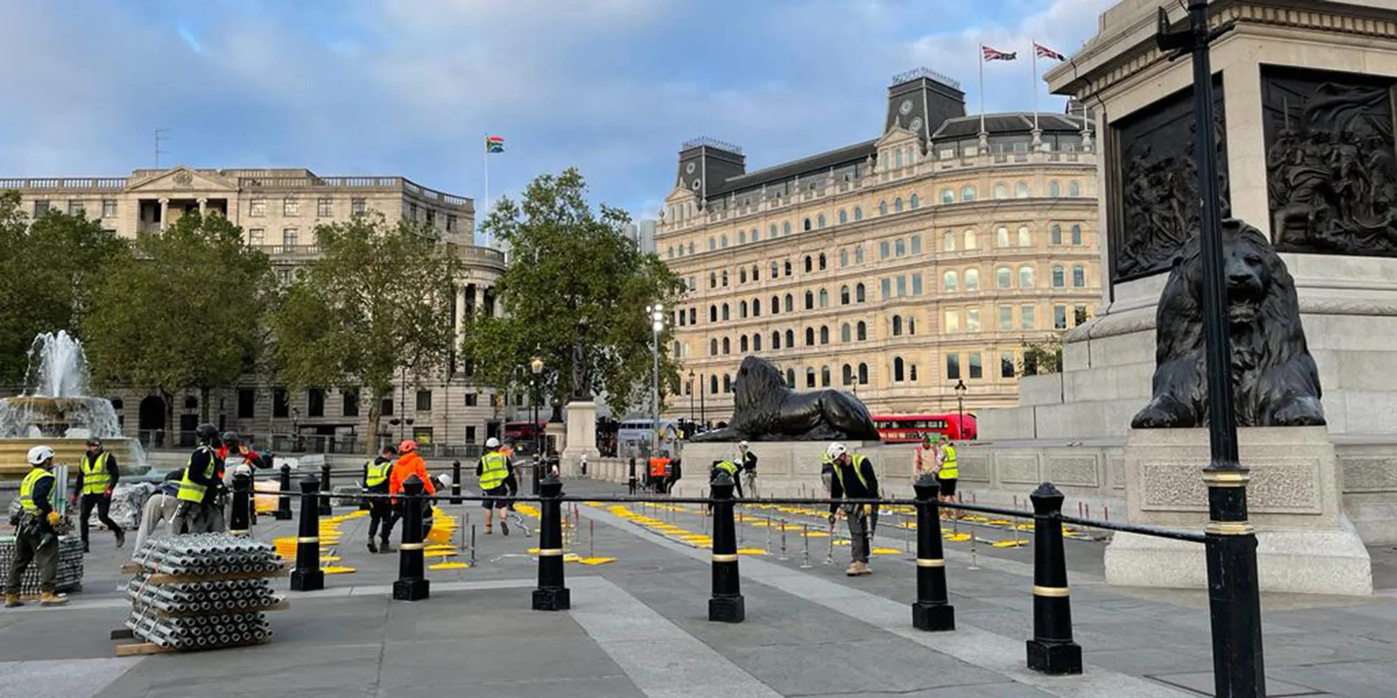 Building the Sub-Structure for the LSO’s Free Open-Air Concert in Trafalgar Square