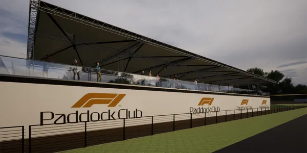 Viewing Platform for Do & Co at Silverstone F1 Racecourse