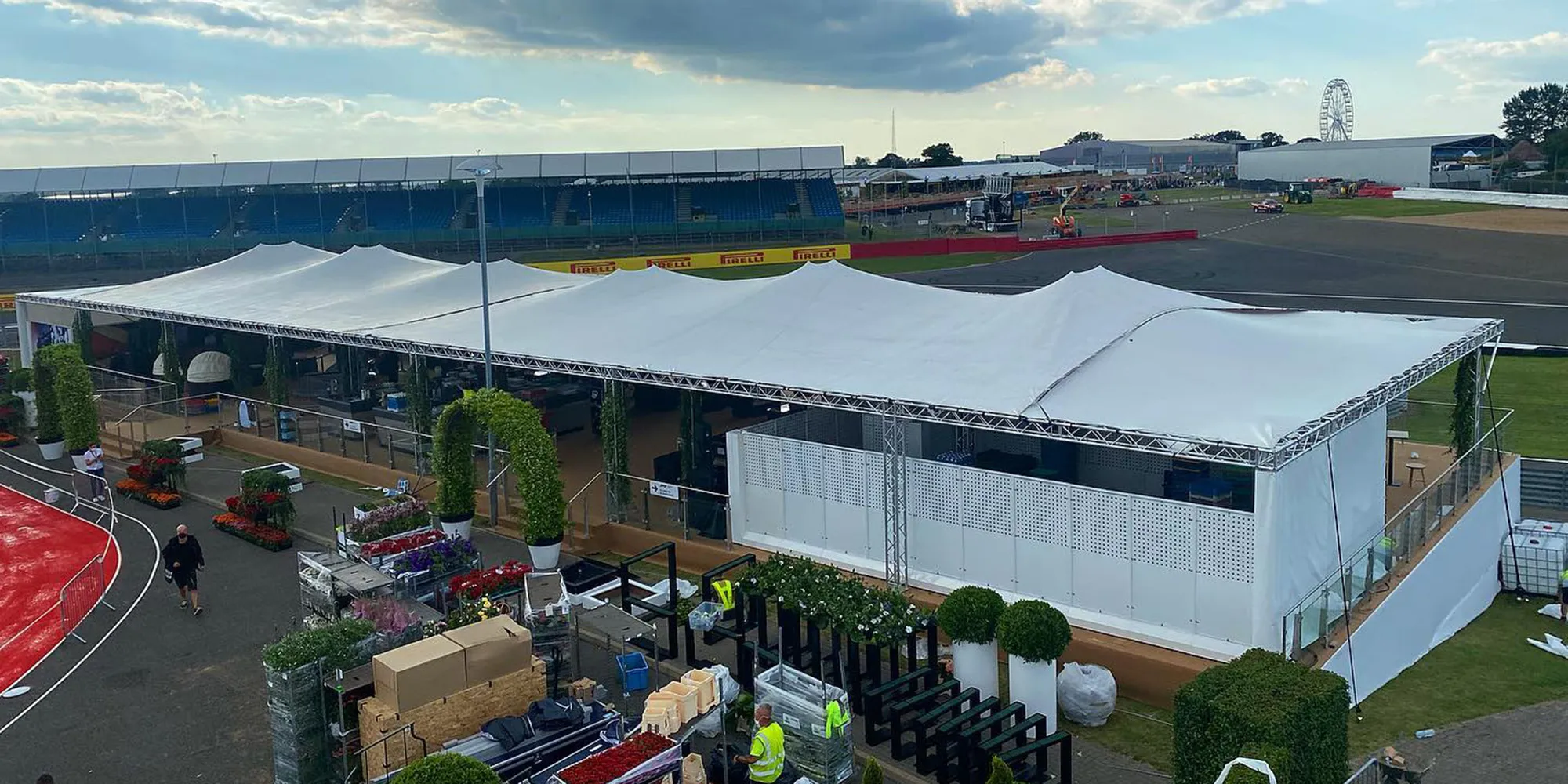 Paddock Club at Silverstone F1 Racecourse